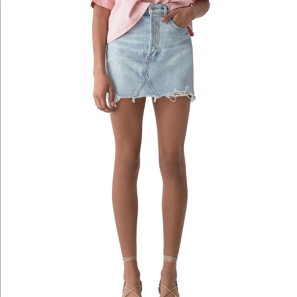 Agolde Quinn high rise skirt